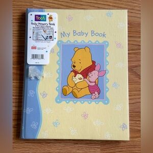 Vintage Disney Pooh Bear Baby Memory Photo Book New